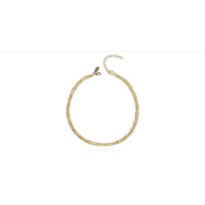 Benevolence LA Gold Choker Necklaces for Women - Satellite Beaded Chain Triple Layered Choker - 1 of 4