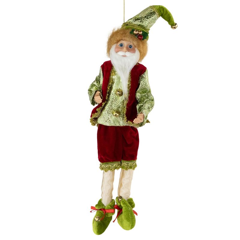 Northlight Poseable Whimsical Elf Christmas Figurine - 18", 1 of 6