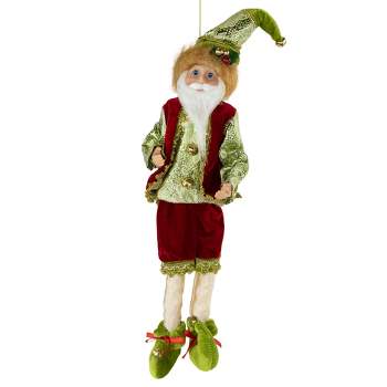 Northlight Poseable Whimsical Elf Christmas Figurine - 18"