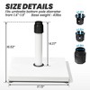 Crestlive Products 45lbs Patio Umbrella Base  Heavy Duty Outdoor Patio Market Umbrella Stand for Deck, Poolside, Balcony, Wind-Resistant Design - 2 of 4