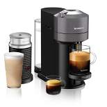 Nespresso Vertuo Next Espresso and Coffee Machine Bundle by De'Longhi - Gray