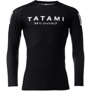 Tatami Fightwear Katakana Long Sleeve Rashguard - Black