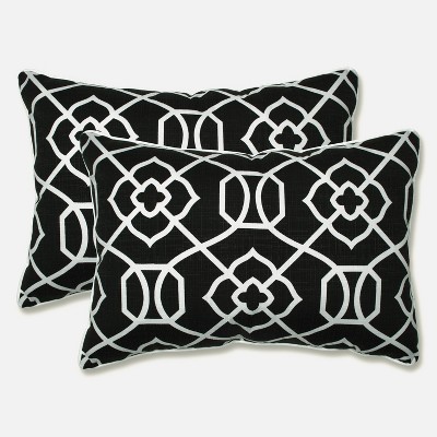 Outdoor/Indoor Over-Sized Rectangular Throw Pillow Set of 2 - Pillow Perfect