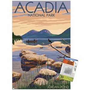 Trends International Lantern Press - Acadia National Park, Maine, Jordan Pond Unframed Wall Poster Prints - 1 of 4
