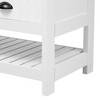 NicBex 33.5"L Hall Tree with Bench and Storage Drawer Coat Rack with Top Storage Cabinet and 6 Hooks, for Foyer, Living Room - 4 of 4