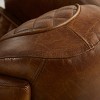 Art Leon Leather Accent Chair with Quilted Design for Timeless Comfort - 4 of 4