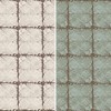 6" Double Sided Antiqued Paneling Canvas Room Divider Gray - Oriental Furniture: High Resolution Print, No Assembly, Spruce Wood Frame - 4 of 4