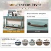 NicBex Retro Console Table for Entryway,Long Entryway Table with 3 Drawers & 1 Bottom Shelf,Sofa Table for Living Room,Entrance,Hallway - 4 of 4