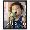 PosterPalooza | Classic Modern Black Picture Frame - UV Acrylic, Foam Board Backing, Hanging Hardware - 2 of 4