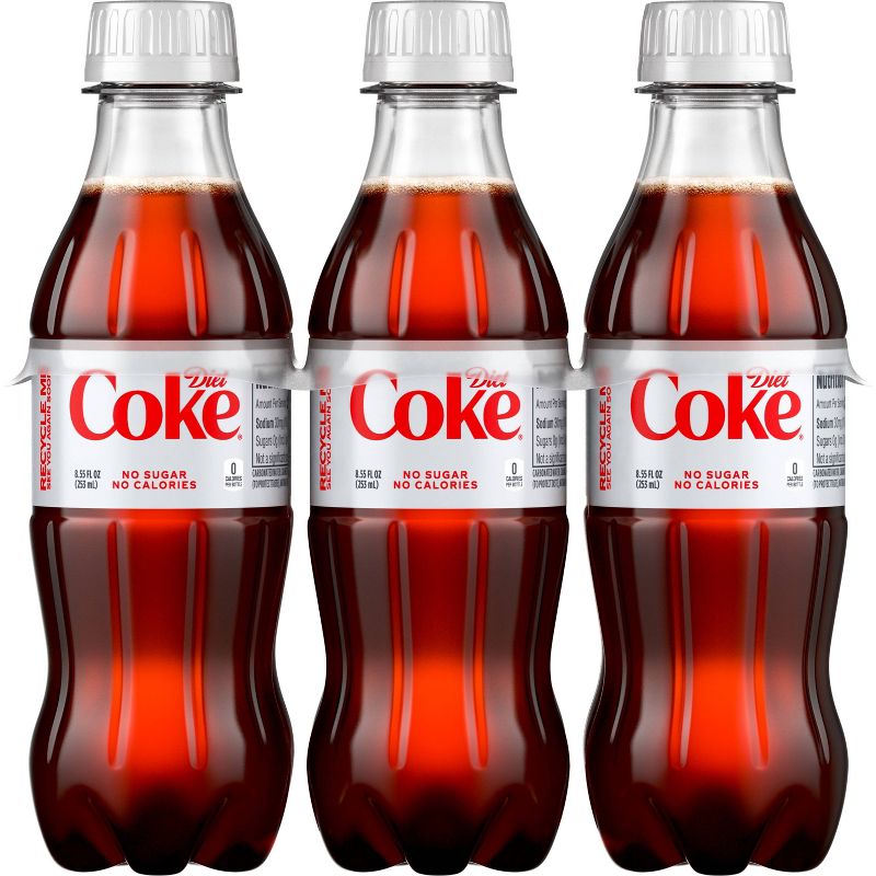 Diet Coke - 6pk/8.55 fl oz Bottles, 1 of 9