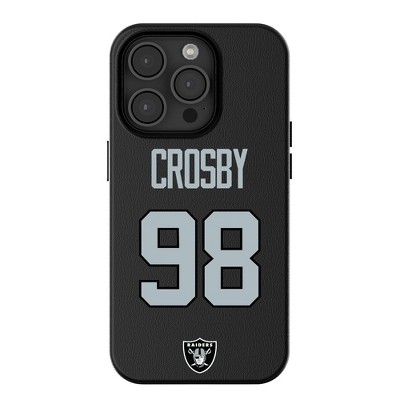 Keyscaper NFL Las Vegas Raiders Players Game Tactic MagSafe Compatible Cell Phone Case for Apple iPhone
