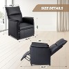 GustoWave Power Recliner Chair with Massage and Heat, Adjustable Single Recliners Sofa, Home Theater Seating ＆Armchair - 2 of 4