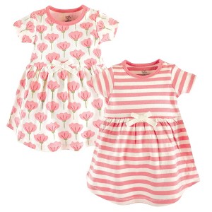 Luvable Friends Touched by Nature Short-Sleeve Dresses 2pk - 1 of 2