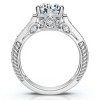 Pompeii3 Certified 2 1/4Ct Antique Diamond Engagement Ring 14k Gold or Platinum - 2 of 4