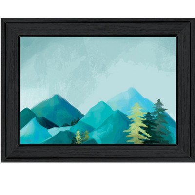 HomeRoots Adventure Awaits Black Framed Print Wall Art