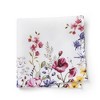 Poppy Wildflower Bordered Napkin Set of 4 - Multicolor - 17x17 - Elrene Home Fashions - 4 of 4