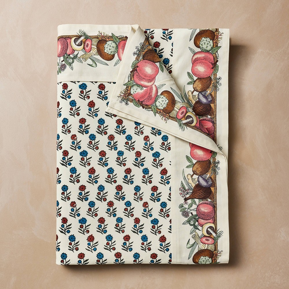 60"x104" Printed Tablecloth Fall Flowers - John Derian for Target