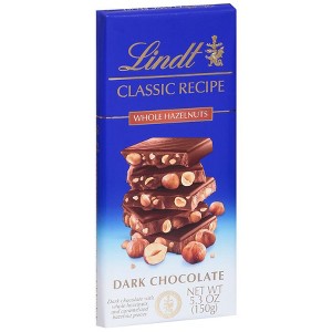 Lindt Classic Recipe Dark Whole Hazelnut Bar 5.3 oz - 1 of 1
