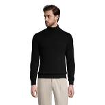 Lands' End Men's Fine Gauge Cashmere Turtleneck Sweater