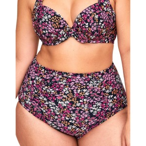 Adore Me Women's Shelby High Waisted Swimwear Bottom - 1 of 3