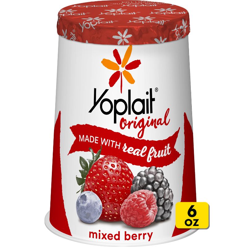 Yoplait Original Mixed Berry Yogurt - 6oz, 1 of 12