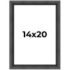 PosterPalooza | Refined Black Picture Frame - UV Acrylic, Foam Board Backing, Hanging Hardware - 2 of 4