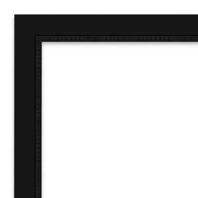 Avon Black 27" x 39" Beveled Bathroom Wall Mirror