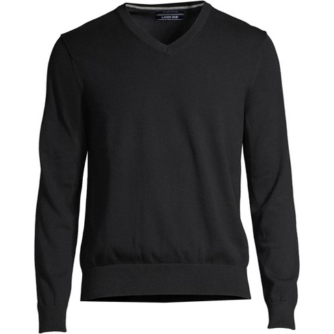 Cotton v neck jumper on sale mens