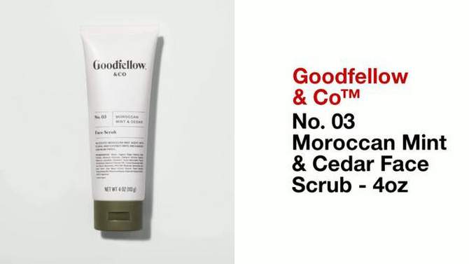 Moroccan Mint &#38; Cedar Face Scrub - 4oz - Goodfellow &#38; Co&#8482;, 2 of 6, play video