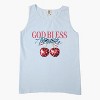 Simply Sage Market God Bless America Cherries Garment Dyed Tank - 3 of 3