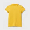 Toddler Girls' Short Sleeve Interlock Uniform Polo Shirt - Cat & Jack™ - 2 of 3