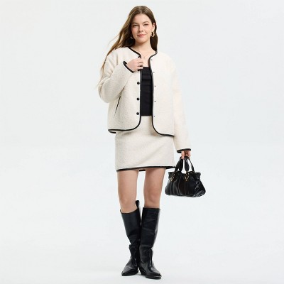 A New Day Women's Contrast Binding Jacket - A New Day™ Black S — фото 3