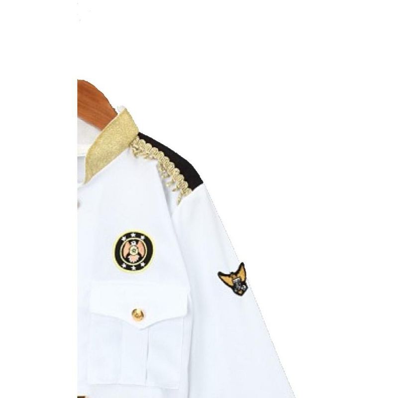 Dress Up America Navy Admiral Costume - Ship Captain Uniform For Kids, 3 of 4