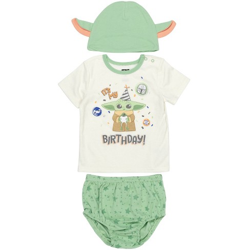 Baby Boys' 2pc Star Wars Baby Yoda Long Sleeve Fleece Top And