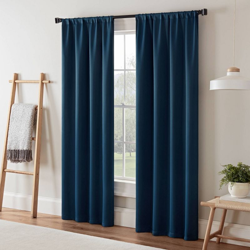 Darrell Thermaweave Blackout Curtain Panel - Eclipse, 4 of 14