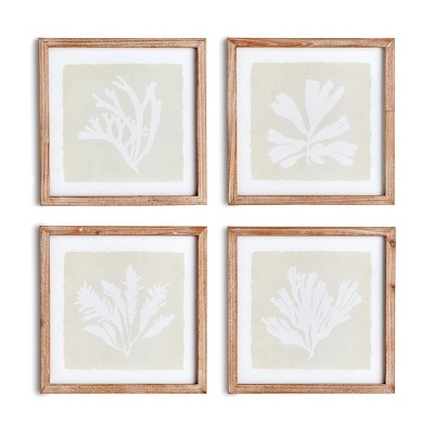 Plum & Post Seaweed Petite Prints, Set Of 4