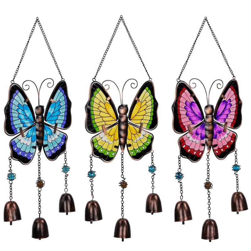 Northlight Metal Butterfly Outdoor Garden Suncatchers - 21" - Set of 3, 5 of 7