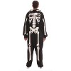 Just Love Mens One Piece Union Suit -  Pumpkin Halloween Costume Pajamas - Jack-O-Lantern - Orange - 4 of 4