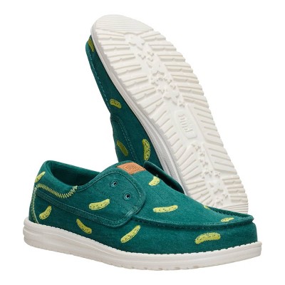 HEYDUDE Men Wally Cru Embroidered , Green/Multi, M11 — фото 3