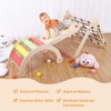 3 In 1  Children's Collapsible Triangle Set,Toddler Climbing Toys, Indoor Playground Wooden Climbing Set - 4 of 4