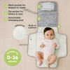 KeaBabies Ezee Portable Diaper Changing Pad, Portable Diaper Changing Mat, Waterproof Foldable Diaper Changing Pad - 2 of 4