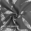 Deconovo Silver Leaves Blackout Curtain Panels (2 Pack, Thermal) - 3 of 4
