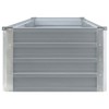 VidaXL Garden Raised Bed Galvanized Steel 126 in.x15.7 in.x17.7 in. Gray - 4 of 4