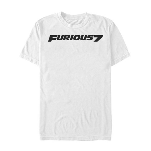 Men's Fast & Furious Bold Logo T-Shirt - White - Medium