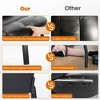 Grungis 24 inch Office Chair with Padded Arms,PU Leather Desk Chair for Adult,Student - 4 of 4