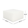 Christopher Knight Home Yzabella Modern Indoor Versatile Upholstered Square Ottoman - 3 of 4