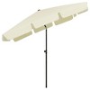 vidaXL Beach Parasol Sand Yellow 78.7"x49.2" - 4 of 4