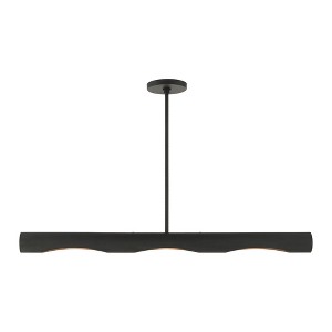 Livex Lighting Novato 3 - Light Chandelier in  Black - 1 of 2