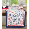 Saro Lifestyle Saro Lifestyle Table Runner With Sea Life Design, 16"x72" - 3 of 3
