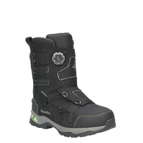 Black insulated work discount boots